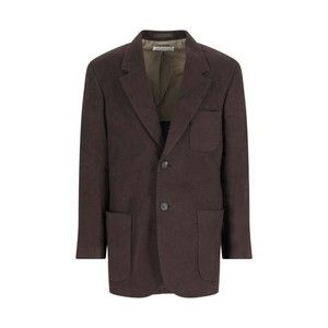 Our Legacy Linen Single Breasted Blazer, Brown, Notch Lapel - NWT